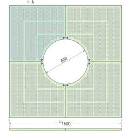 TG-KM-1560FAG / ツリーサークル【ルーツグレート】