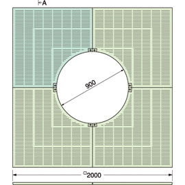 TG-KM-2090FA / ツリーサークル【ルーツグレート】