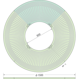 TG-M-1560FDG / ツリーサークル【ルーツグレート】