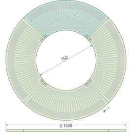 TG-M-1575FDG / ツリーサークル【ルーツグレート】
