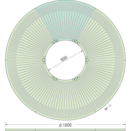TG-M-1860FDG / ツリーサークル【ルーツグレート】