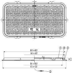 N2k 電設用ハンドホール鉄蓋の製品詳細 北勢工業株式会社 N2k 電設用ハンドホール鉄蓋の製品詳細 北勢工業株式会社